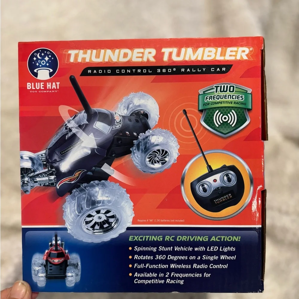 Thunder‎ Tumbler Children's Remote Control Spinning Stunt Car- Light purple